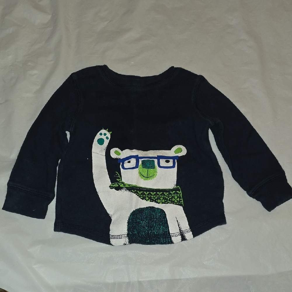 Jumping Beans Toddler Polar Bear Long Sleeved Shirt 18M